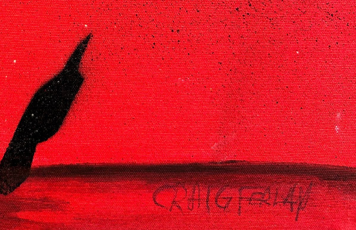 Tableau de Craig & Emer a pour titre  Red Attack style graffiti, street art dim : Craig & Emerprix:200