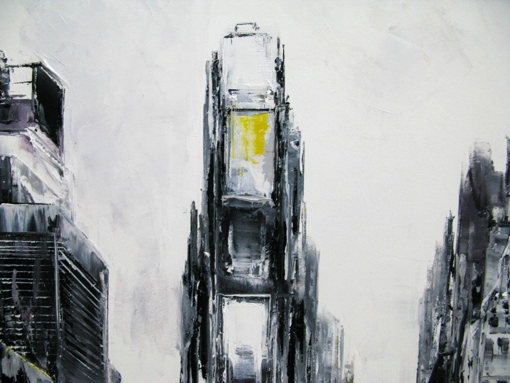 Tableau de PHIL a pour titre  Time Square, NY style figuratif dim : PHILprix:850