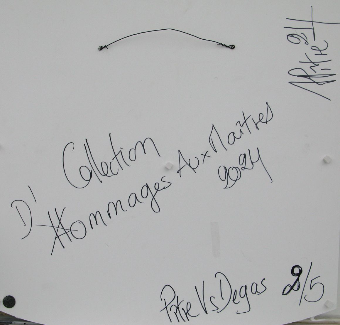 Tableau de L'ARTISTE PITRE a pour titre  Pitre Vs Degas style figuratif, graphique dim : L'ARTISTE PITREprix:600