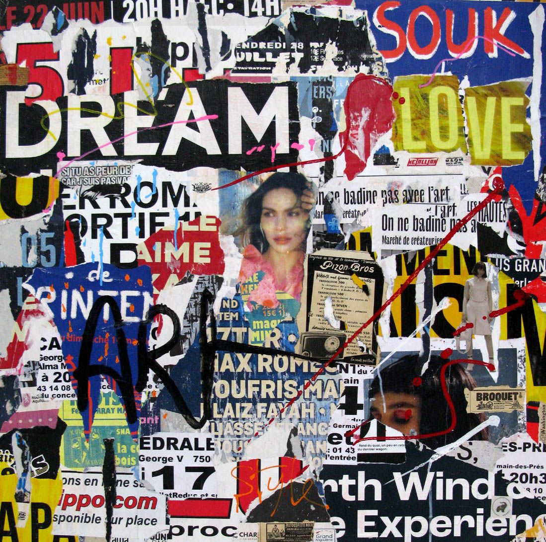 Tableau de PODKOL a pour titre  Souk experience style street art dim : PODKOLprix:550