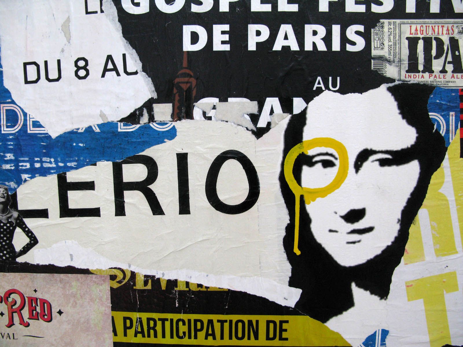 Tableau de PODKOL a pour titre  Spectaculum style street art dim : PODKOLprix:550