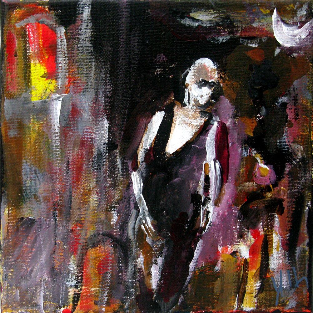 Tableau de IVAN TZONEV a pour titre  Le retour style figuratif dim : IVAN TZONEVprix:80