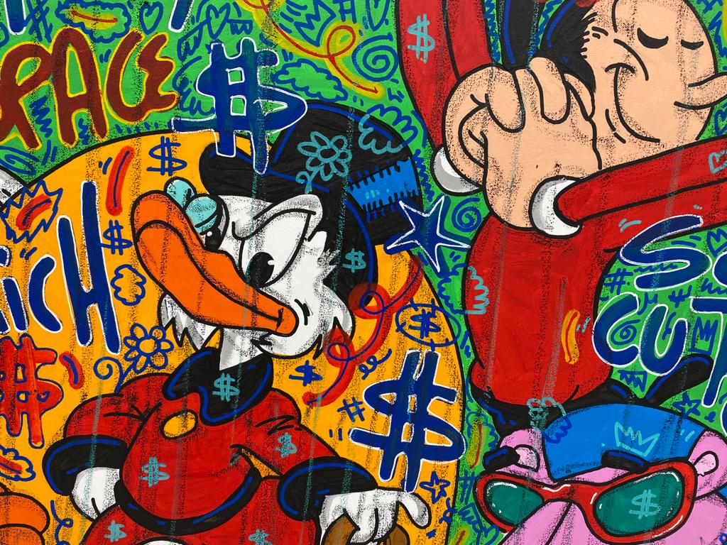 Tableau de RICO SAB a pour titre  1000 $ style street pop art dim : RICO SABprix:950