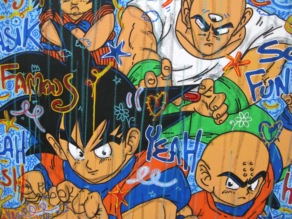 Tableau de RICO SAB a pour titre  ENJOY BASIK style street pop art dim : RICO SABprix:950
