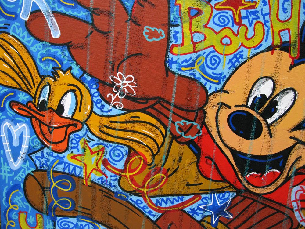 Tableau de RICO SAB a pour titre  MISTER POTTER style street pop art dim : RICO SABprix:600