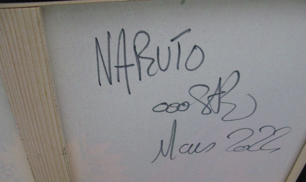 Tableau de RICO SAB a pour titre  NARUTO style street pop art dim : RICO SABprix:600