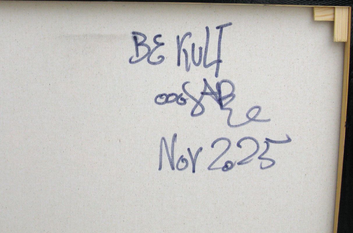 Tableau de RICO SAB a pour titre  Be kult style street pop art dim : RICO SABprix:450