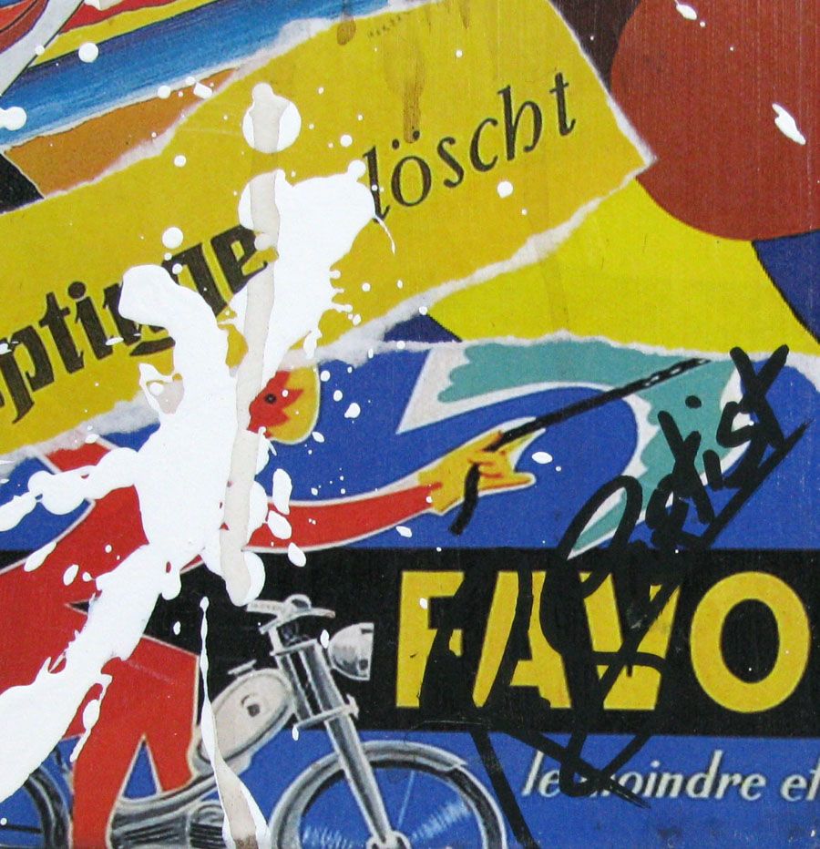 Tableau de RS ARTIST a pour titre  STUFFY WALT style graphique dim : RS ARTISTprix: