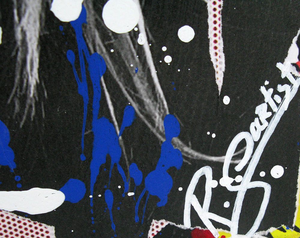 Tableau de RS ARTIST a pour titre  BRIGITTE'S VISION style street pop art dim : RS ARTISTprix: