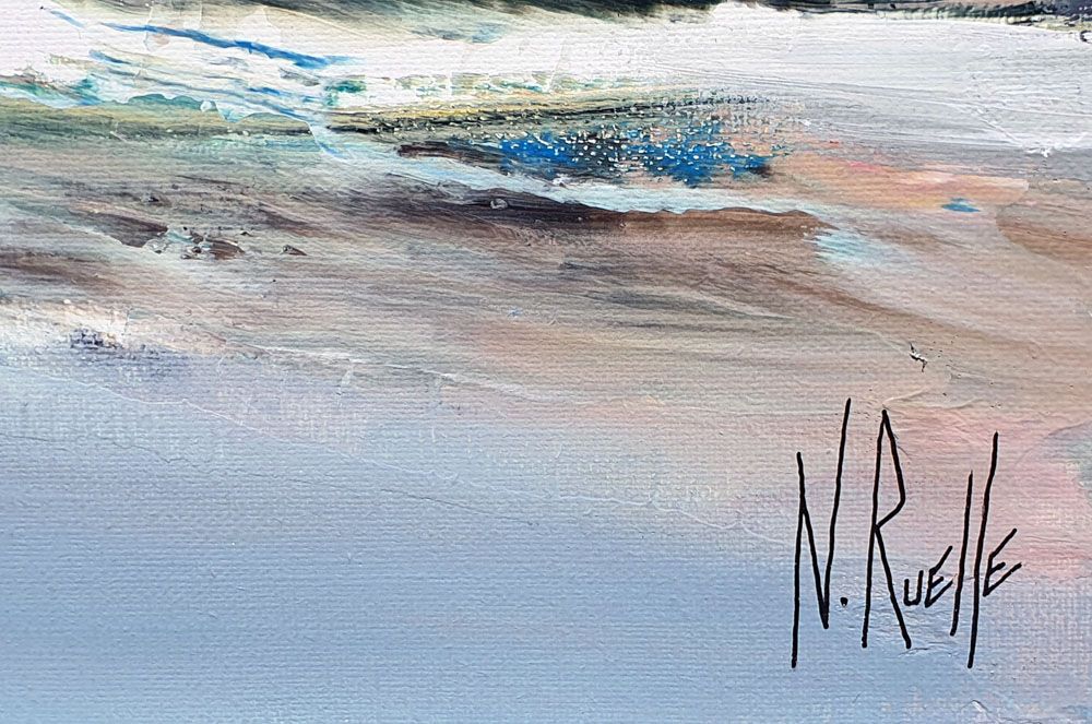 Tableau de RUELLE NICOLAS a pour titre  ABSENCE style no dim : RUELLE NICOLASprix:800