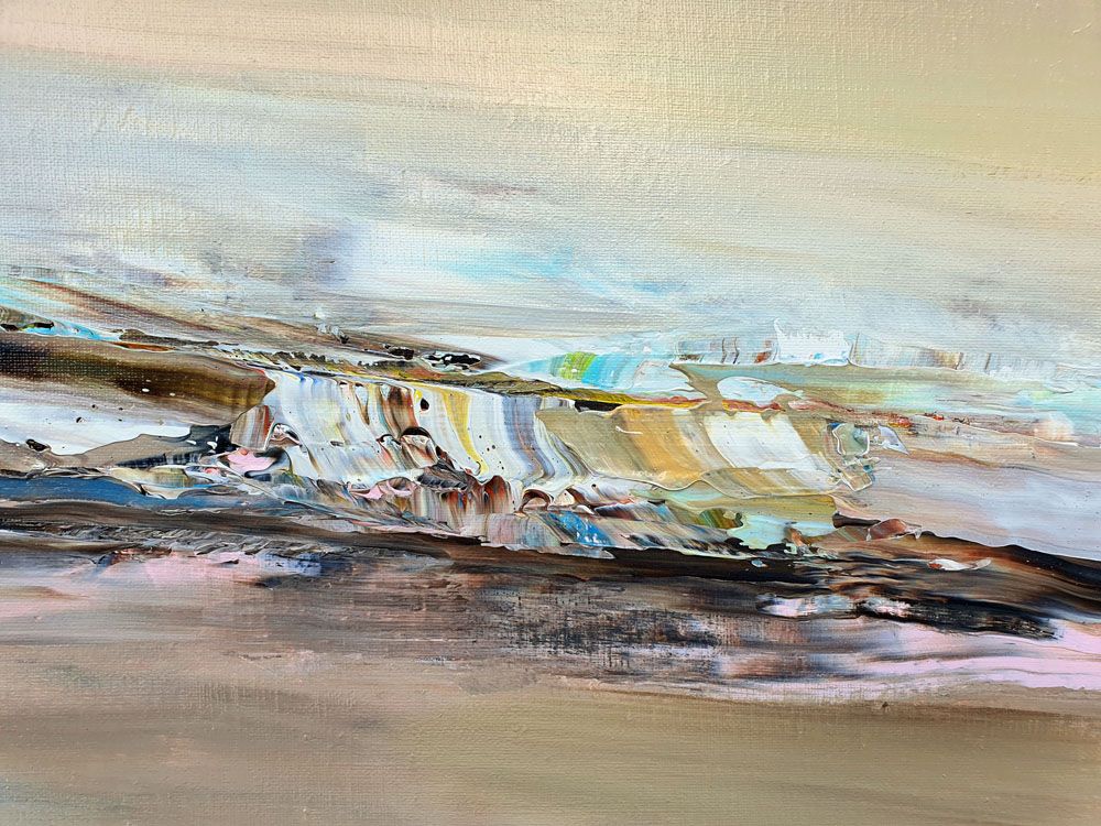 Tableau de RUELLE NICOLAS a pour titre  DREAMSCAPE style abstrait dim : RUELLE NICOLASprix:800