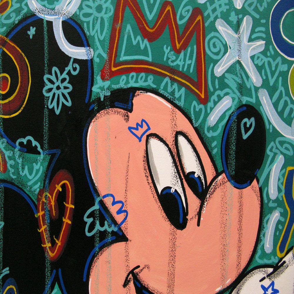 Tableau de RICO SAB a pour titre  Amazing Paris 2024 style street pop art, street art dim : RICO SABprix:600