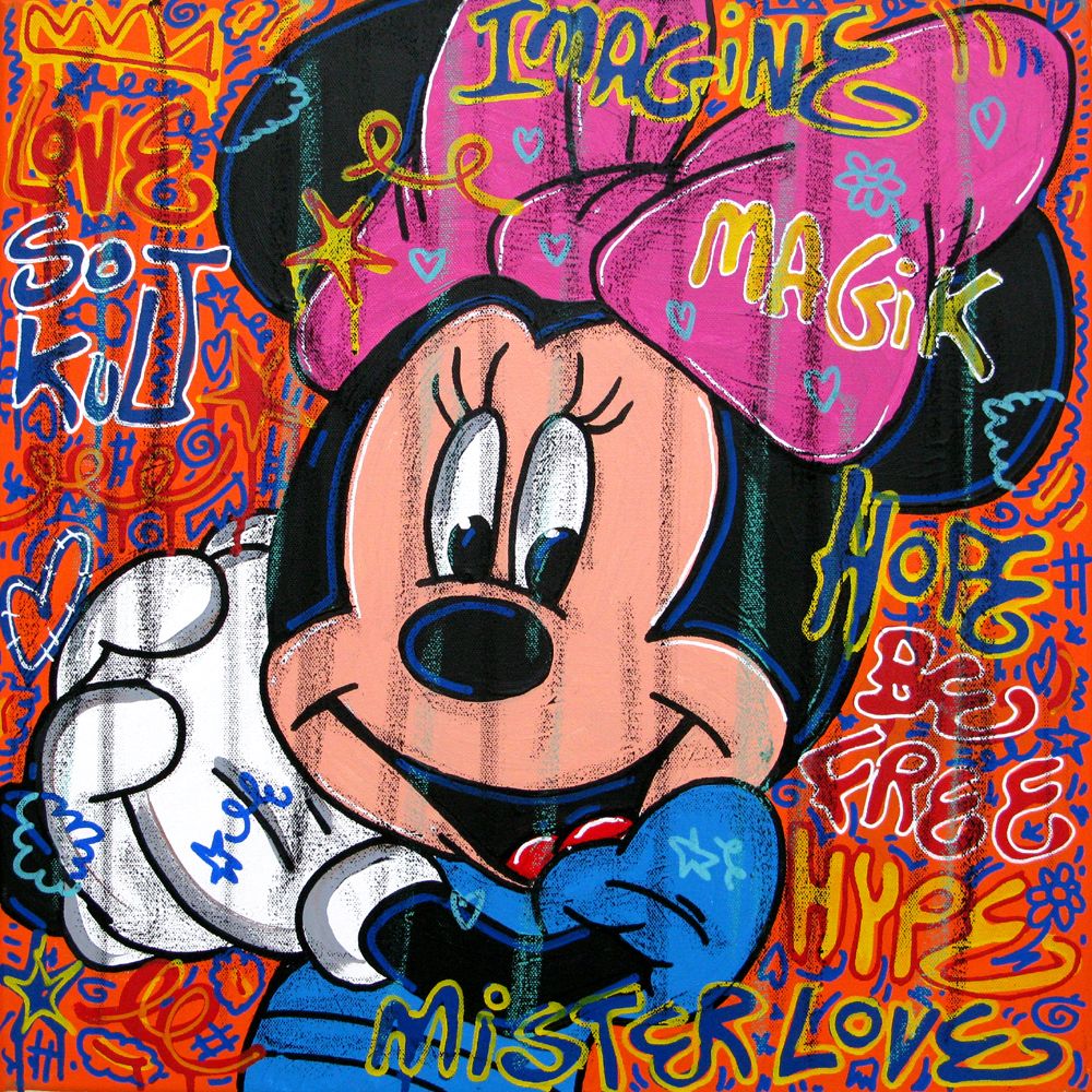 Tableau de RICO SAB a pour titre  Imagine style street pop art, street art dim : RICO SABprix:250