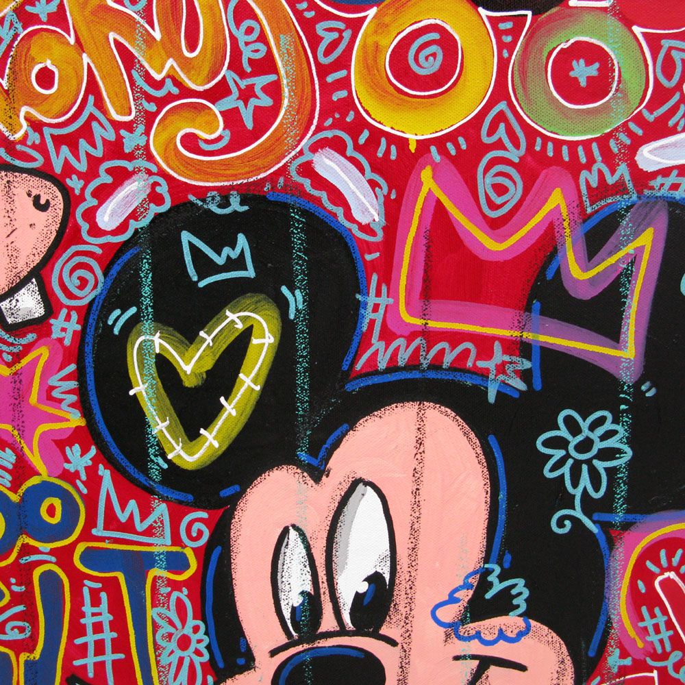Tableau de RICO SAB a pour titre  Judo-k style street pop art, street art dim : RICO SABprix:600