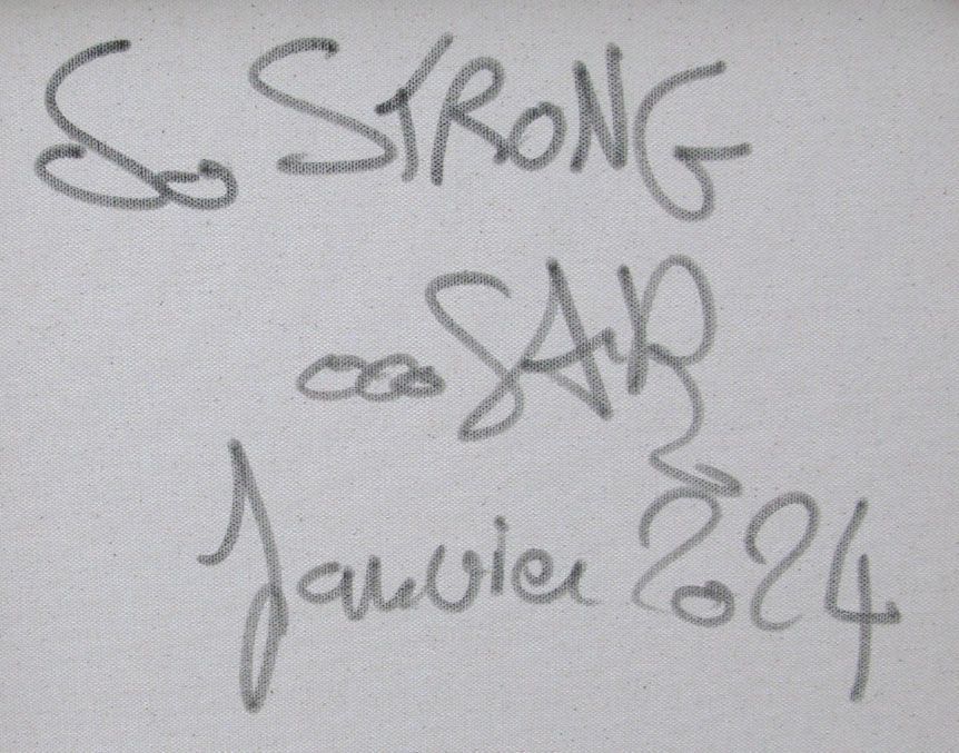 Tableau de RICO SAB a pour titre  So strong style street pop art, street art dim : RICO SABprix:600