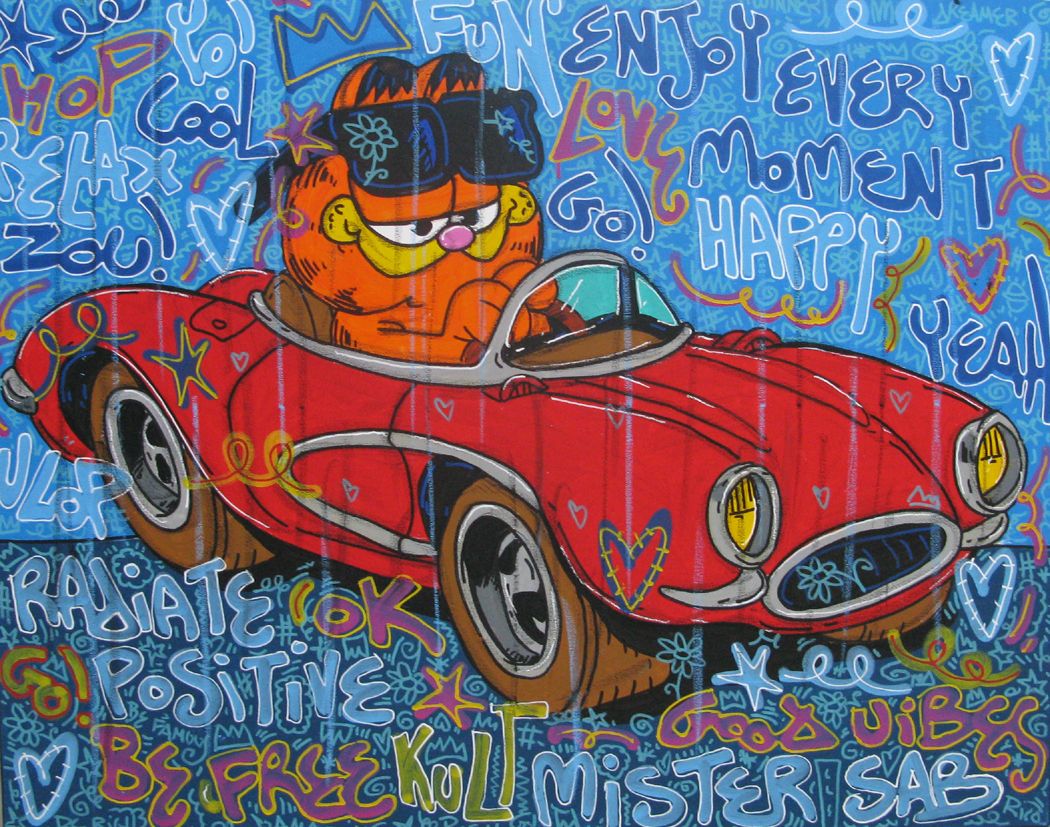 Tableau de RICO SAB a pour titre  Cool style street pop art, street art dim : RICO SABprix:800
