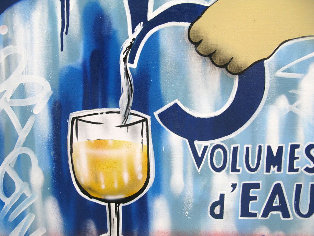 Tableau de JUG a pour titre  RIKAR style street pop art dim : JUGprix:700