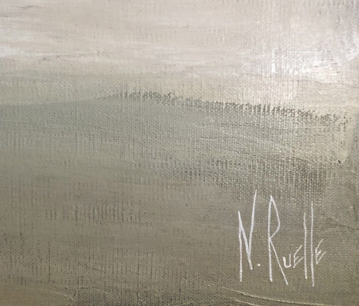 Tableau de RUELLE NICOLAS a pour titre  RIVAGES style abstrait dim : RUELLE NICOLASprix:1200