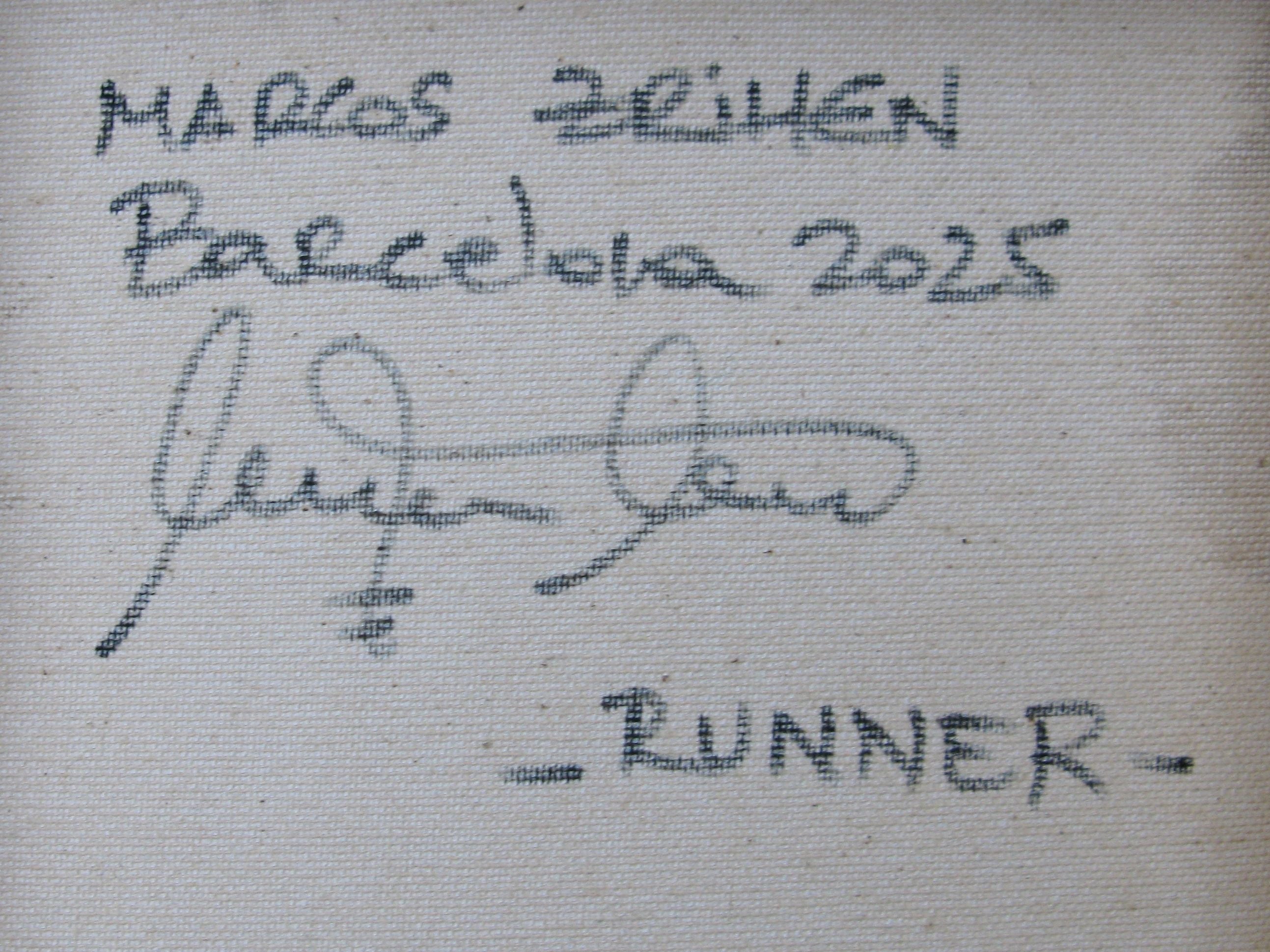 Tableau de MARCOS ZRIHEN NOWOTNY a pour titre  Runner - Barcelona 2025 style figuratif dim : MARCOS ZRIHEN NOWOTNYprix:80