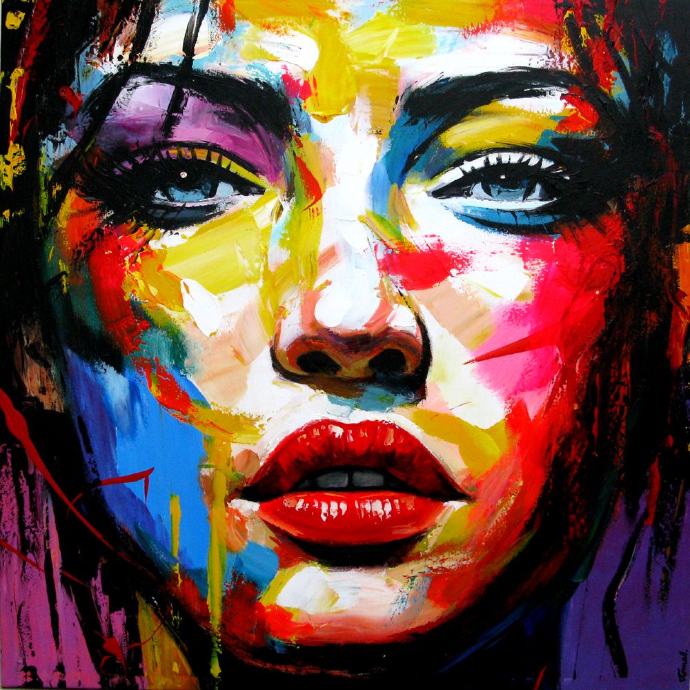 Tableau de Thomas a pour titre  SERDZIA style street pop art dim : Thomasprix:2200