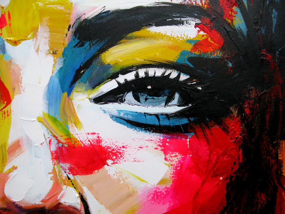 Tableau de Thomas a pour titre  SERDZIA style street pop art dim : Thomasprix:2200