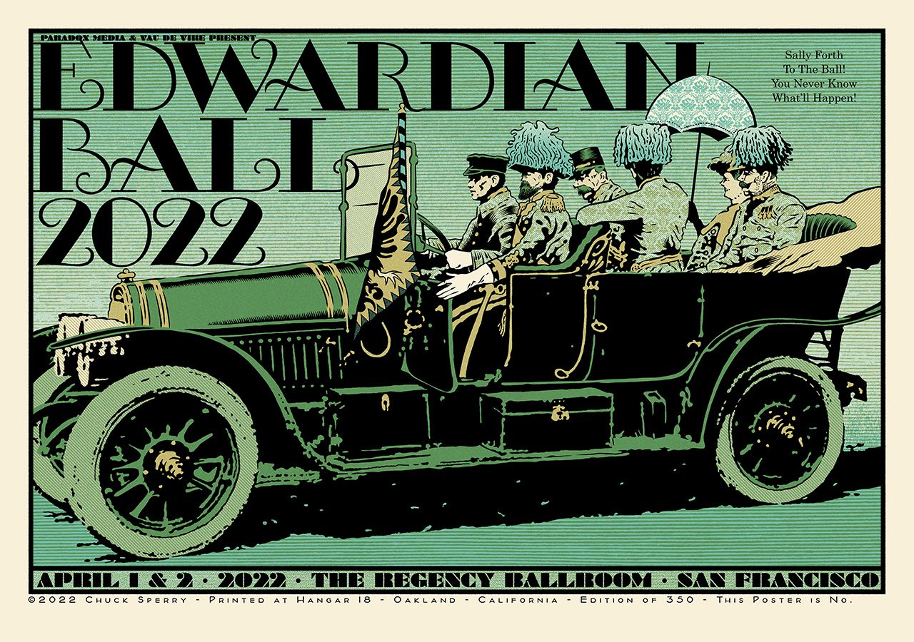 Editions d'art de CHUCK SPERRY a pour titre  EDWARDIAN BALL 2022 style figuratif dim : CHUCK SPERRYprix:100