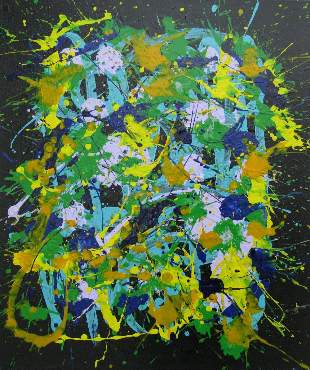 Tableau de STEPHANE RIME a pour titre  SERIE NO NAME N° 6 style abstrait dim : STEPHANE RIMEprix:490