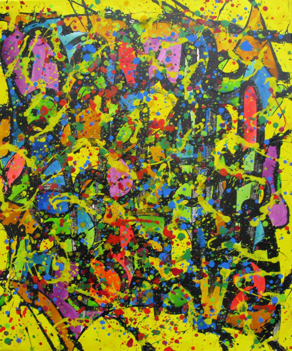 Tableau de STEPHANE RIME a pour titre  SERIE NO NAME N° 108 style abstrait dim : STEPHANE RIMEprix: