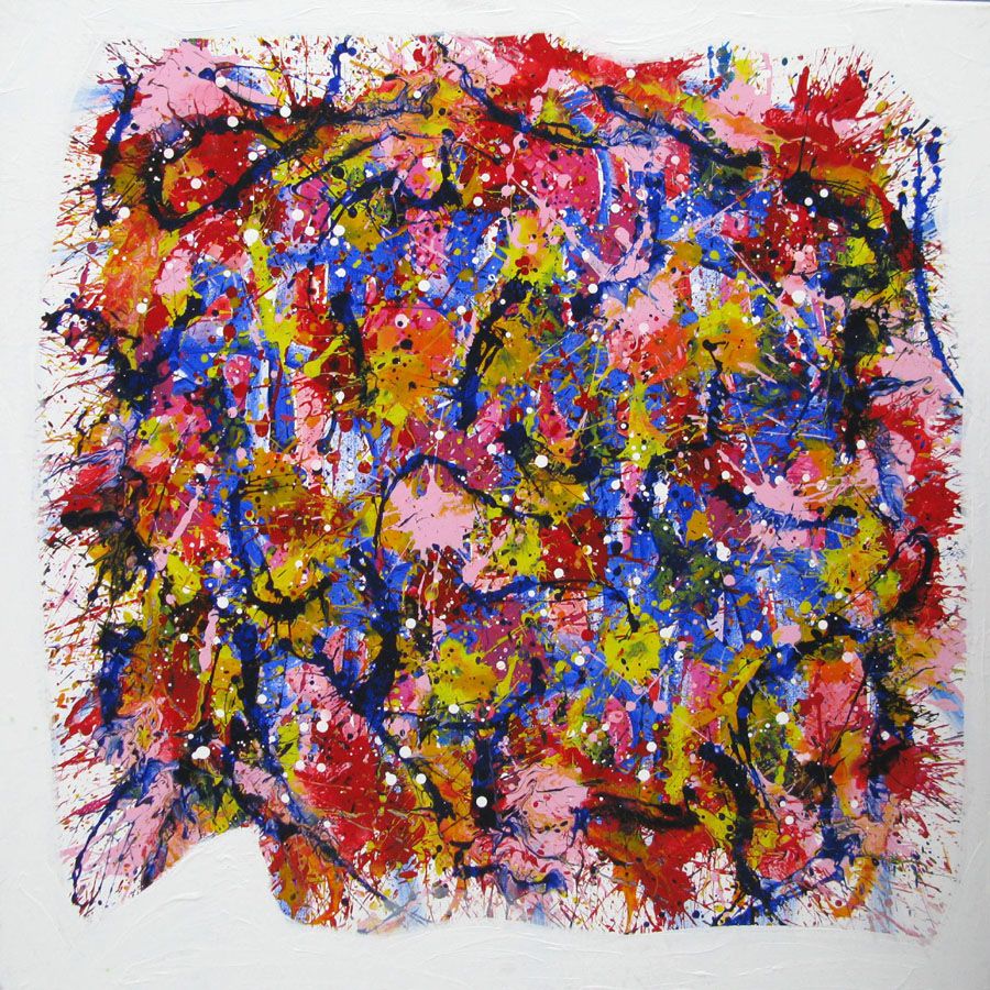 Tableau de STEPHANE RIME a pour titre  serie noname centrés n°15 style abstrait dim : STEPHANE RIMEprix:850