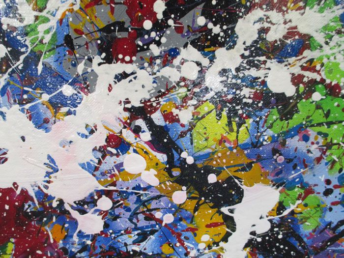Tableau de STEPHANE RIME a pour titre  NONAME CENTRE B20 style abstrait dim : STEPHANE RIMEprix:1200