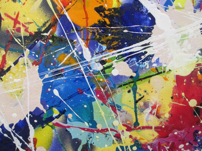 Tableau de STEPHANE RIME a pour titre  NONAME B23 style abstrait dim : STEPHANE RIMEprix: