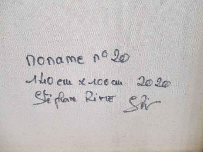 Tableau de STEPHANE RIME a pour titre  noname n°20 style abstrait dim : STEPHANE RIMEprix:1350