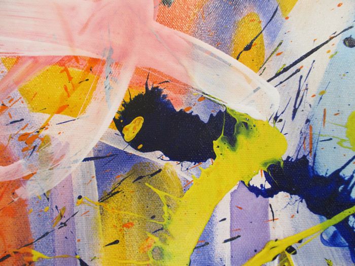 Tableau de STEPHANE RIME a pour titre  NONAME CENTRE B3 style abstrait dim : STEPHANE RIMEprix: