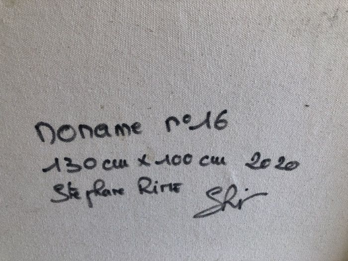 Tableau de STEPHANE RIME a pour titre  NONAME  n°16 style abstrait dim : STEPHANE RIMEprix:1000