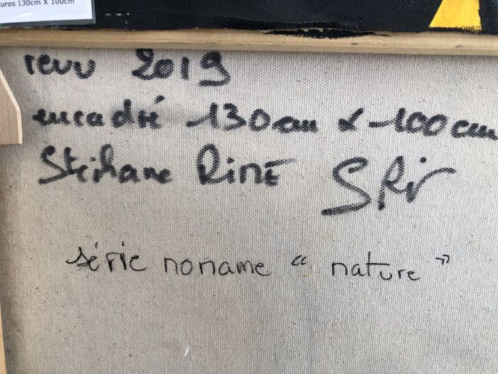 Tableau de STEPHANE RIME a pour titre  NONAME NATURE style abstrait dim : STEPHANE RIMEprix:1000