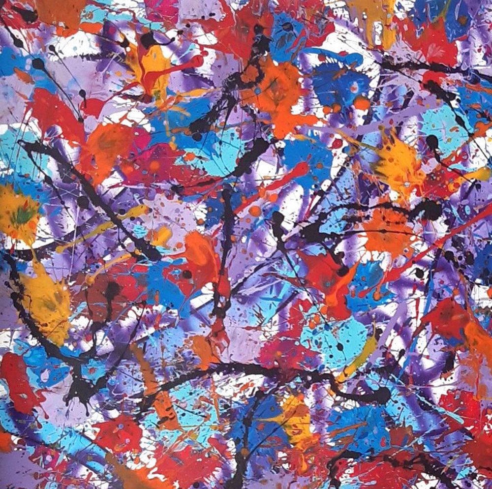 Tableau de STEPHANE RIME a pour titre  NONAME B12 style abstrait dim : STEPHANE RIMEprix: