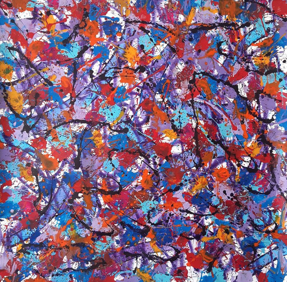 Tableau de STEPHANE RIME a pour titre  NONAME B12 style abstrait dim : STEPHANE RIMEprix: