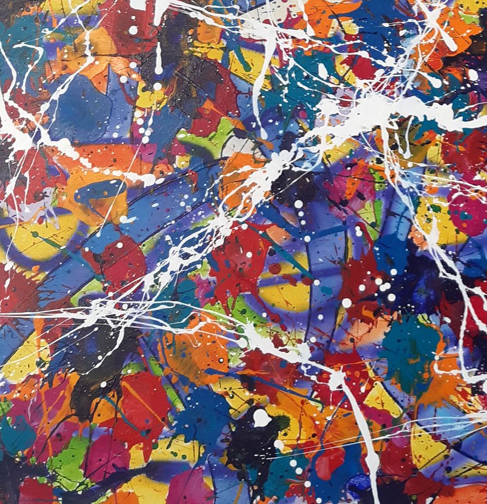 Tableau de STEPHANE RIME a pour titre  NONAME B38 style abstrait dim : STEPHANE RIMEprix: