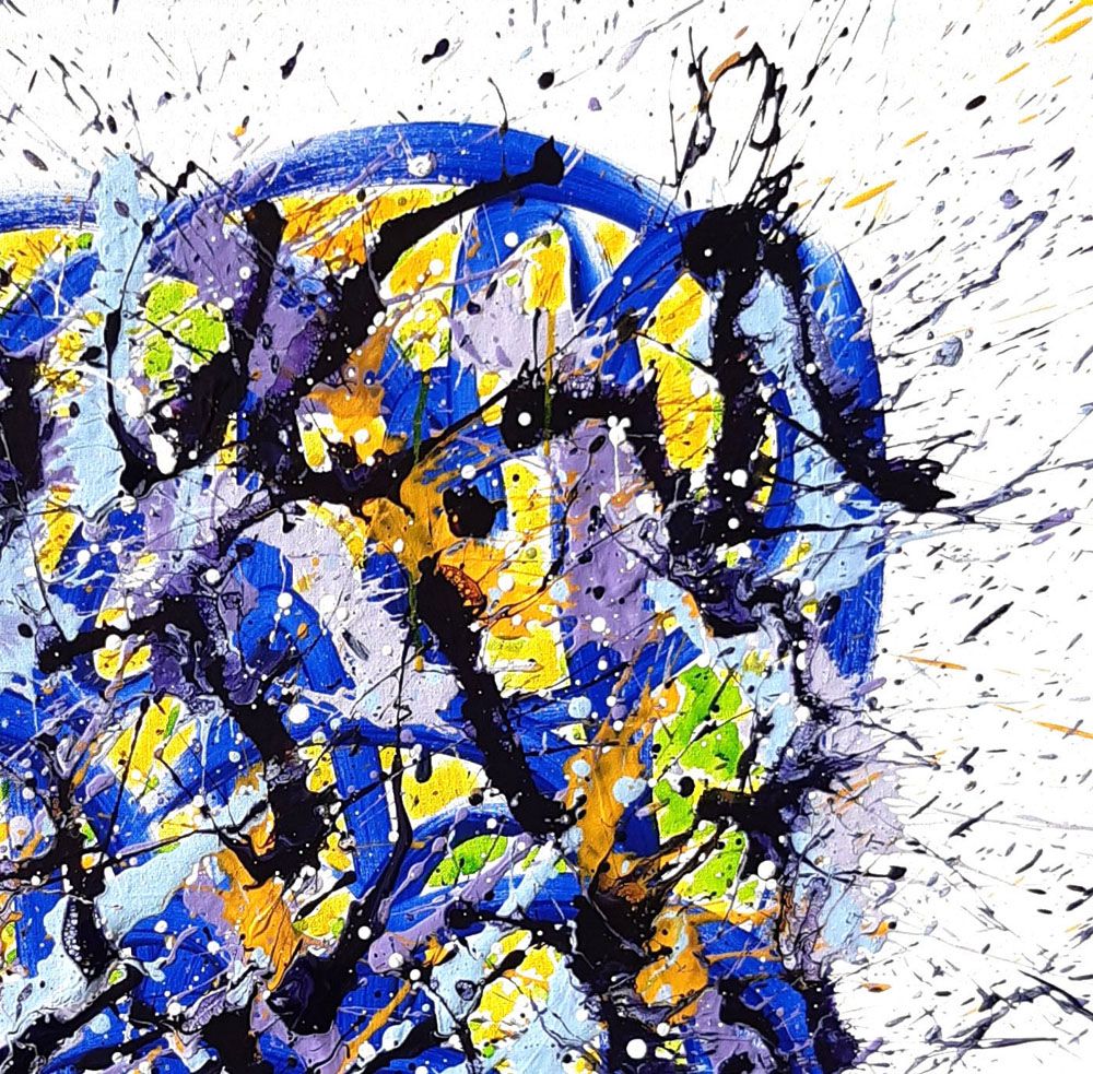 Tableau de STEPHANE RIME a pour titre  NONAME A72 style abstrait dim : STEPHANE RIMEprix: