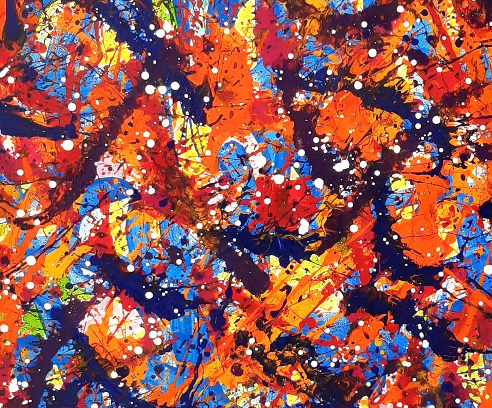 Tableau de STEPHANE RIME a pour titre  NONAME B46 style abstrait dim : STEPHANE RIMEprix: