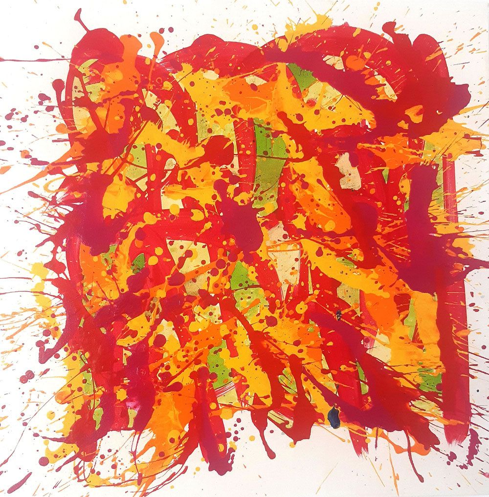 Tableau de STEPHANE RIME a pour titre  noname B52 style abstrait dim : STEPHANE RIMEprix:250