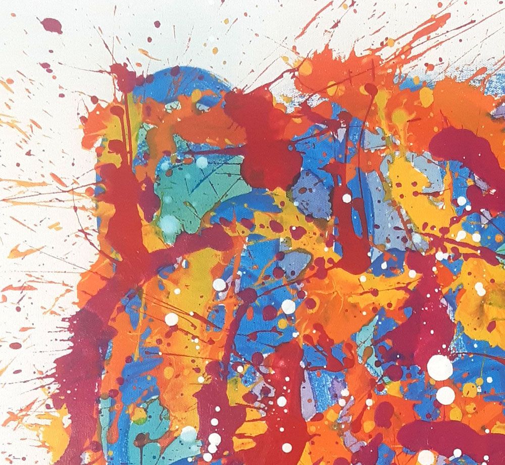 Tableau de STEPHANE RIME a pour titre  NONAME N°B53 style abstrait dim : STEPHANE RIMEprix:250