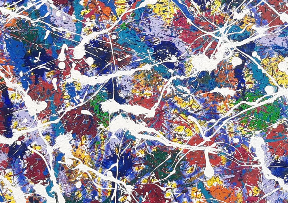 Tableau de STEPHANE RIME a pour titre  NONAME A50 style abstrait dim : STEPHANE RIMEprix:2000