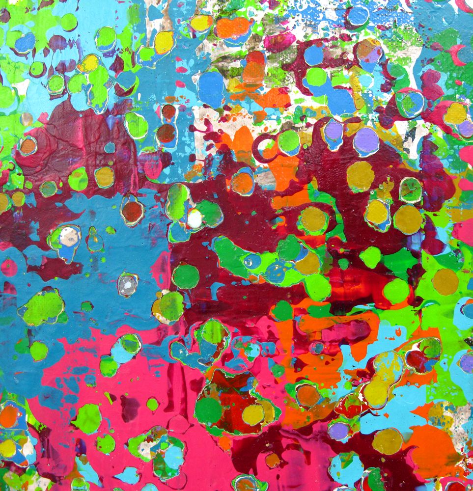 Tableau de CELINE WEBER a pour titre  STONE CONFETTIS 3 style abstrait dim : CELINE WEBERprix:290