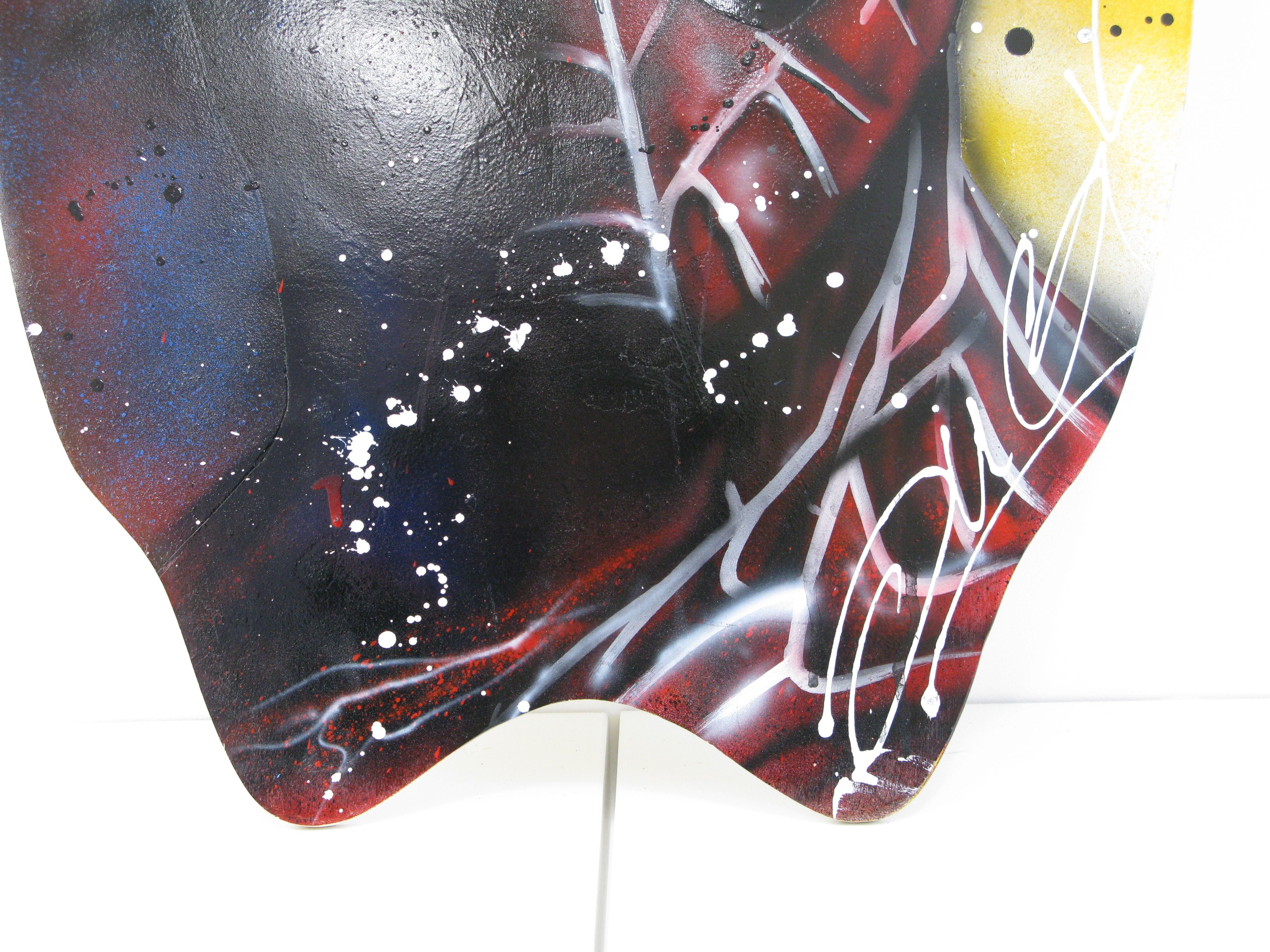 Sculpture de JUG a pour titre  Parker style street pop art dim : JUGprix:480