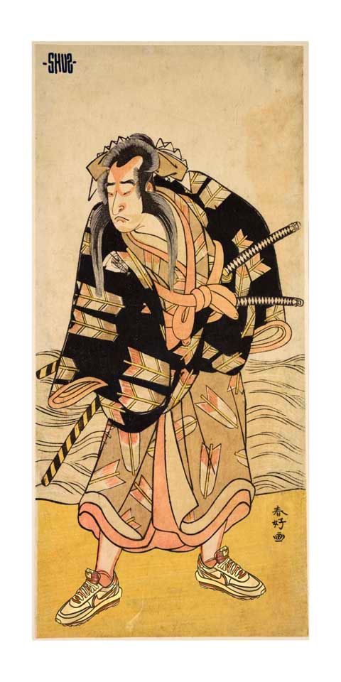 Editions d'art de SHUZ a pour titre  SACAï SAMOURAÏ style figuratif dim : SHUZprix:90
