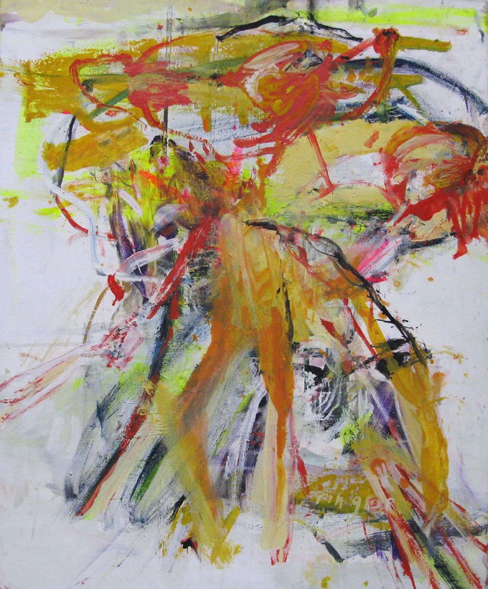 Tableau de RINGER HERVE a pour titre  SANS TITRE style abstrait dim : RINGER HERVEprix:350