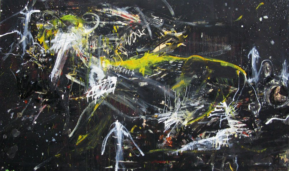 Tableau de RINGER HERVE a pour titre  SANS TITRE style abstrait dim : RINGER HERVEprix:1600