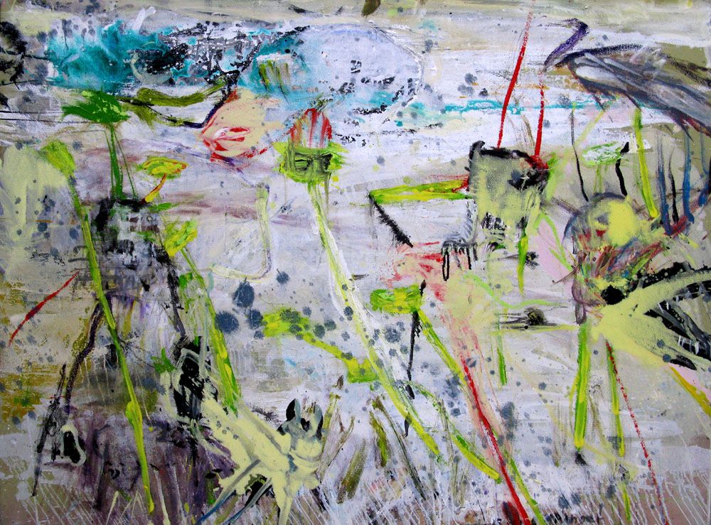 Tableau de RINGER HERVE a pour titre  SANS TITRE style abstrait dim : RINGER HERVEprix:1500