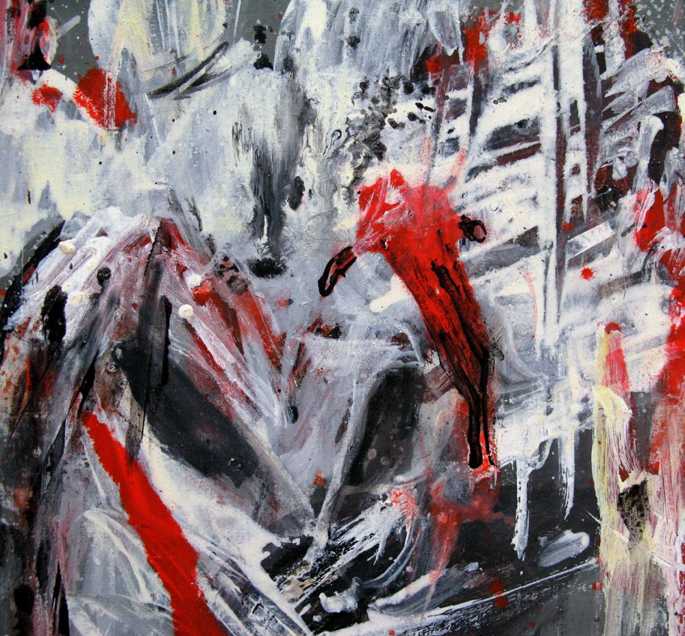 Tableau de RINGER HERVE a pour titre  SANS TITRE style abstrait dim : RINGER HERVEprix:160